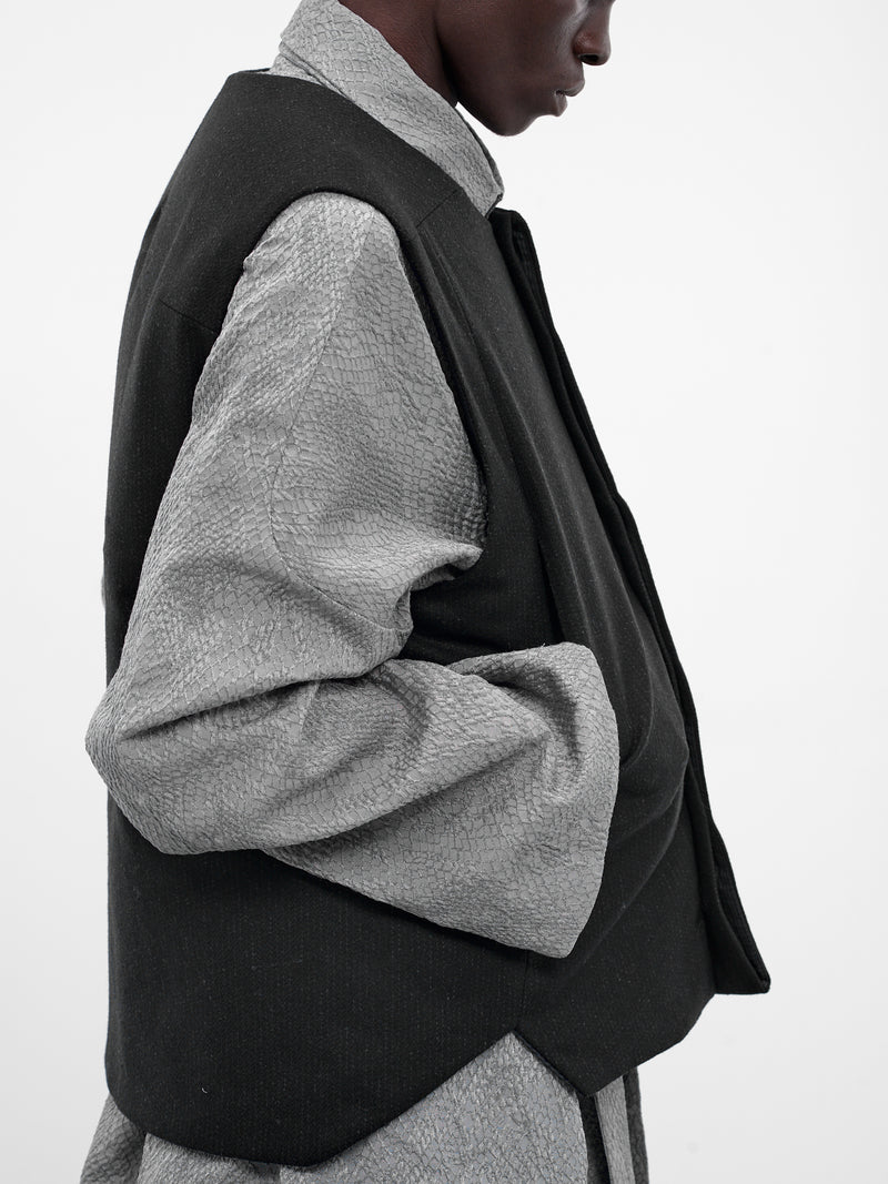 The Gileo Navy Wool Vest (GILEO-NAVY)