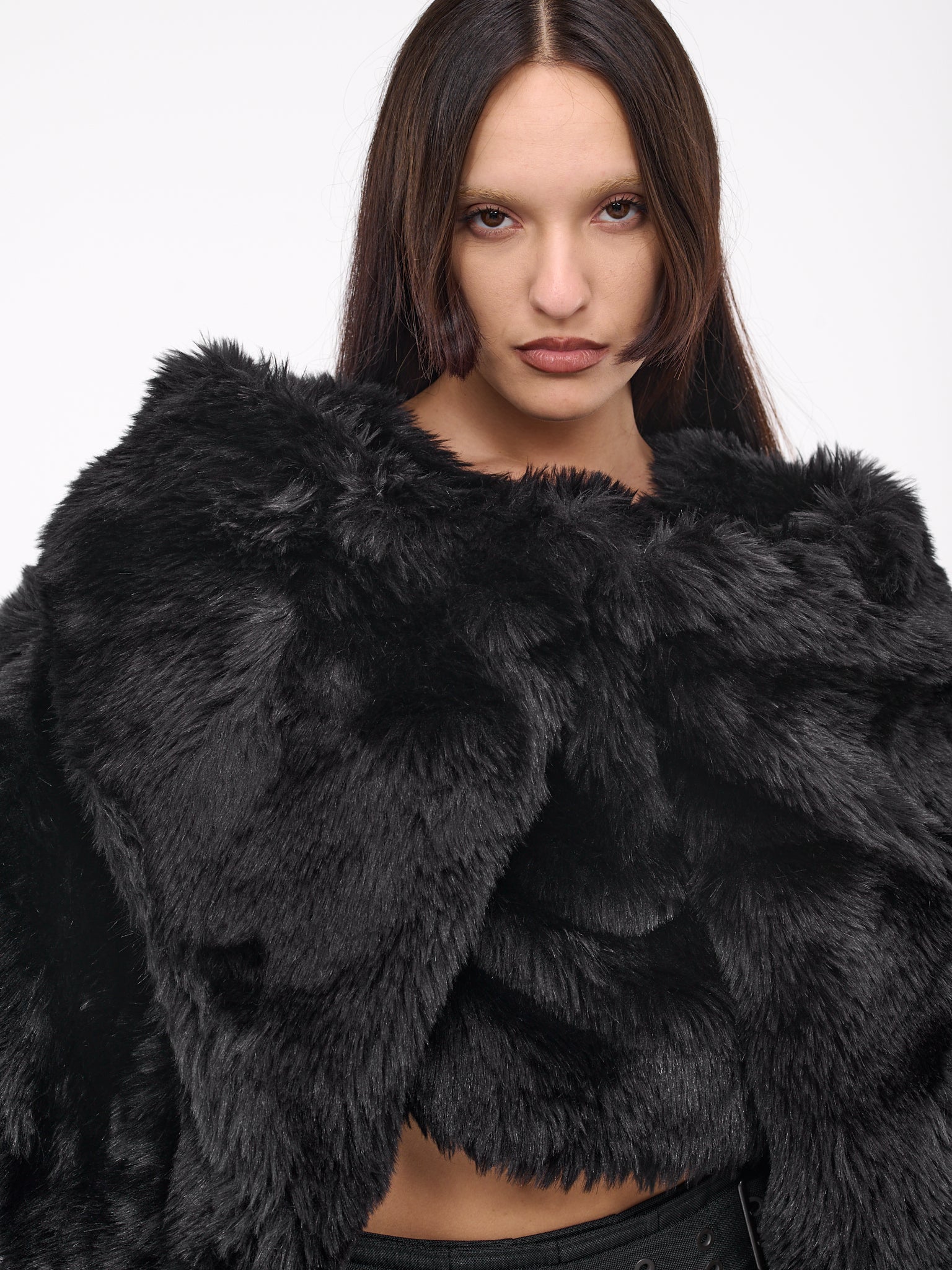 Faux-Fur Jacket (GL-J022-051-BLACK)