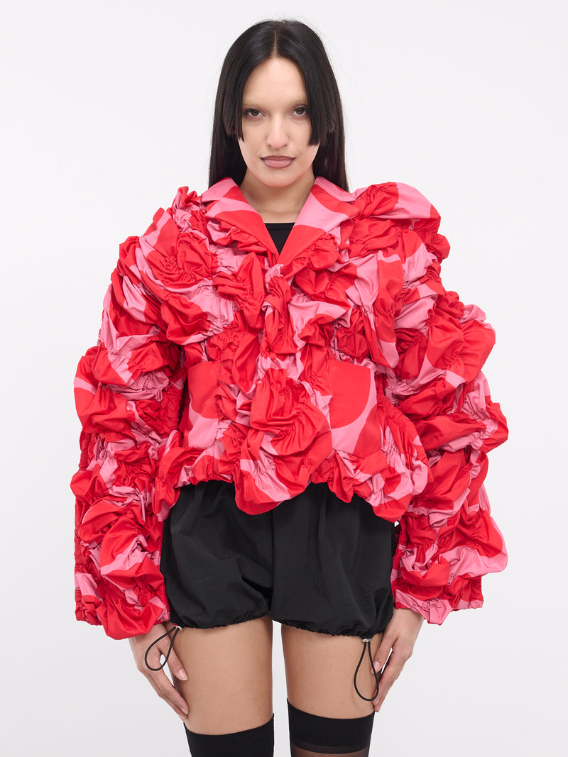 Ruffled Appliqué Jacket (GM-J008-051-RED)