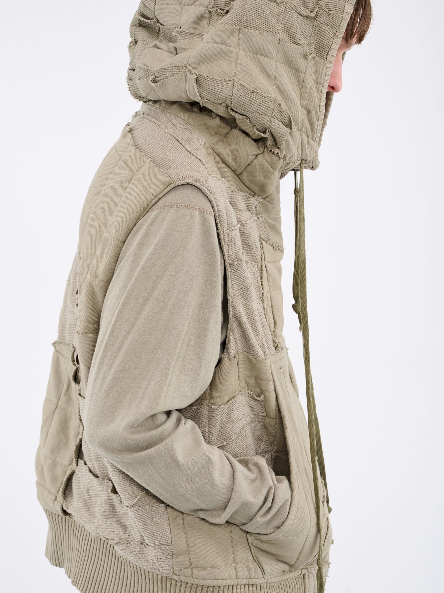 Patchwork Hoodie (GM002-ARMY)