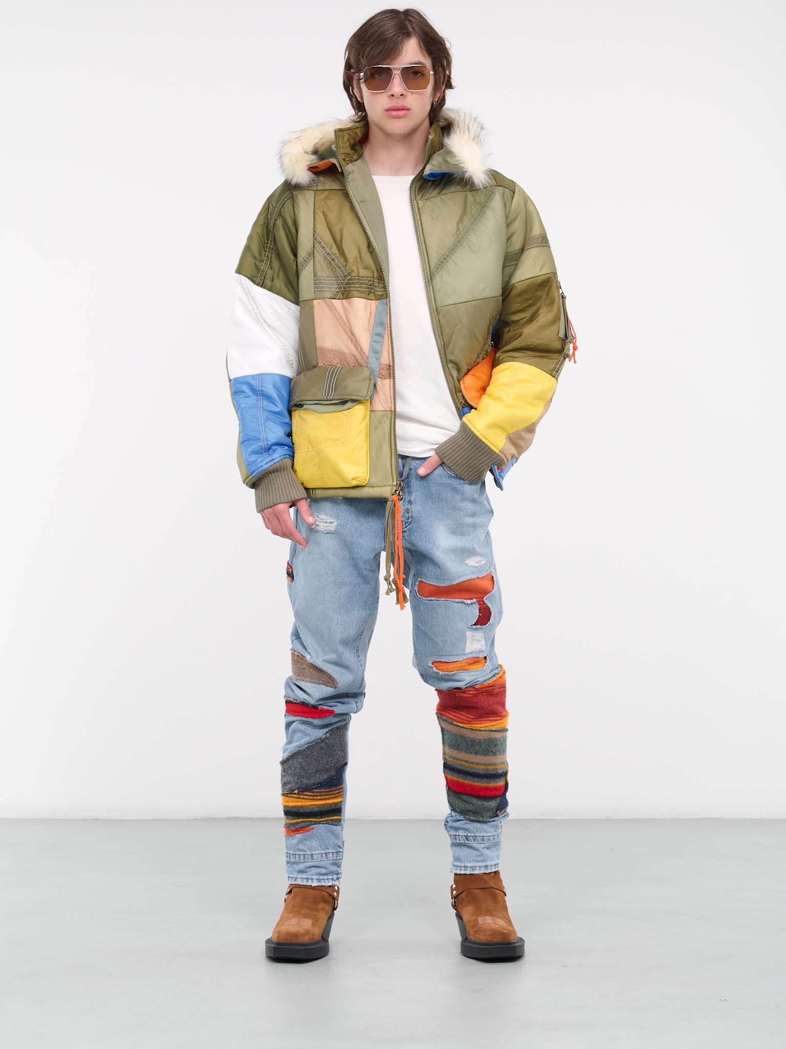 Parachute Retro Jacket (GM010-MULTICOLOR)