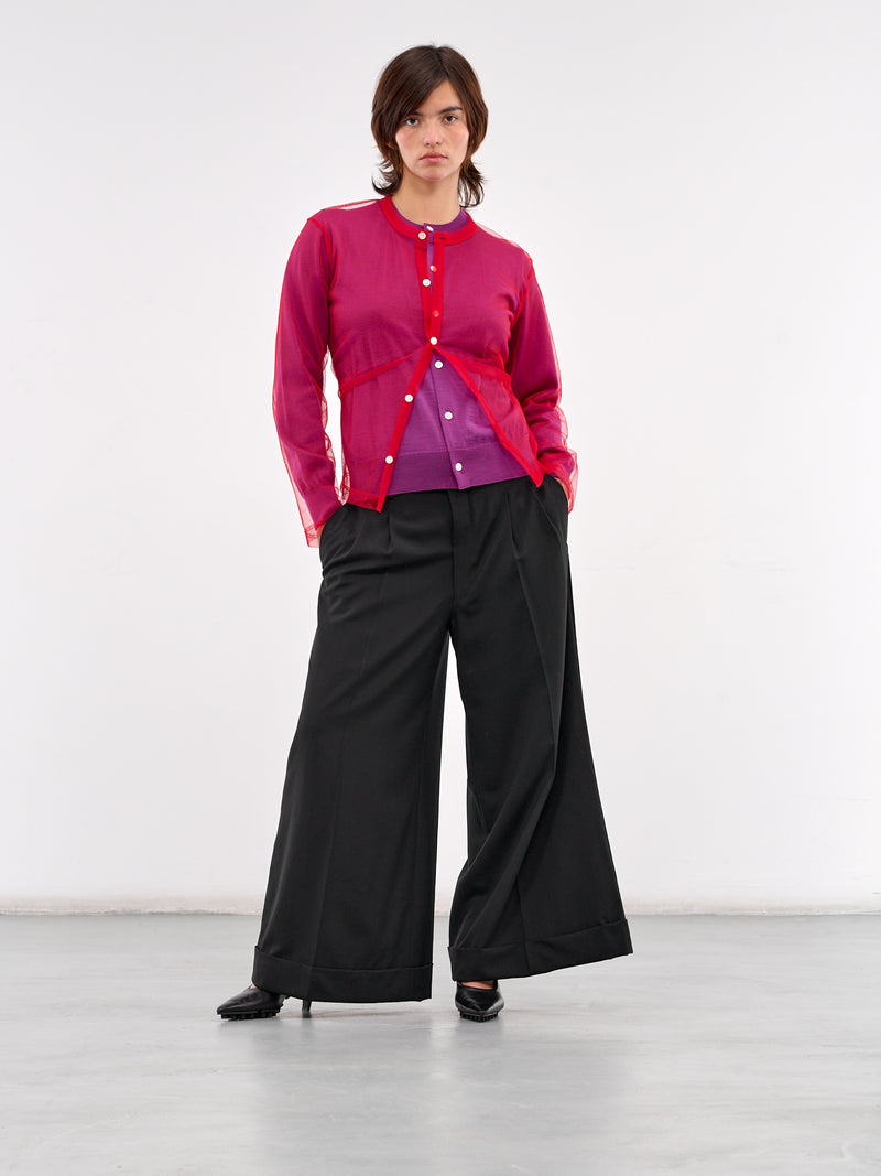 Ultra Wide Leg Trousers (GO-P006-BLACK)