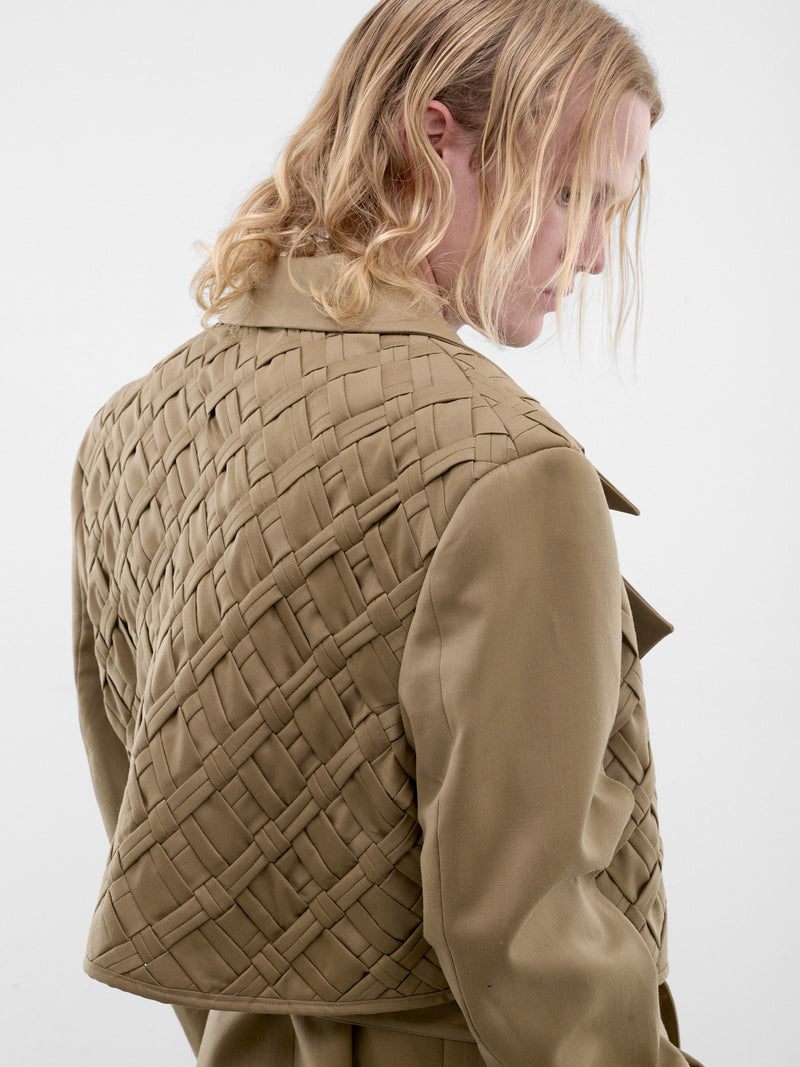Beige Grandote Wool Trench Coat (GRANDOTE-COAT-BEIGE)