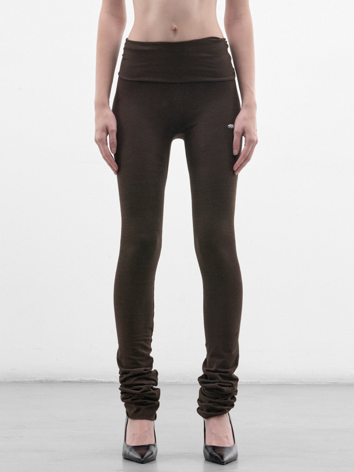 Brown Fold-Over Leggings (GRC-02-002BR-BROWN)