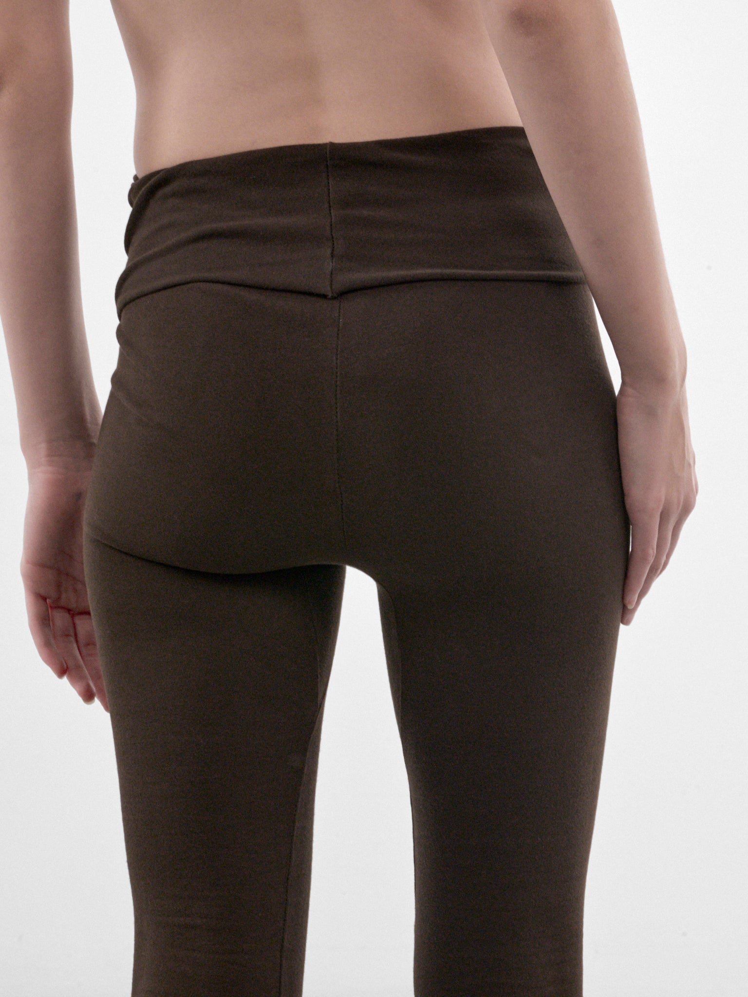 Brown Fold-Over Leggings (GRC-02-002BR-BROWN)