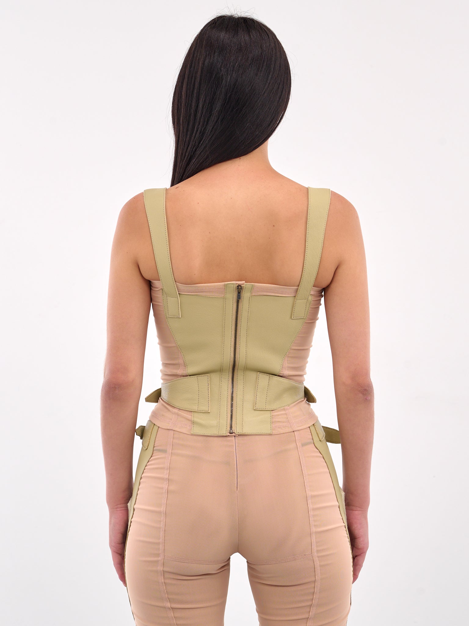 Corset Top (GTRTO0POL-PALE-OLIVE)