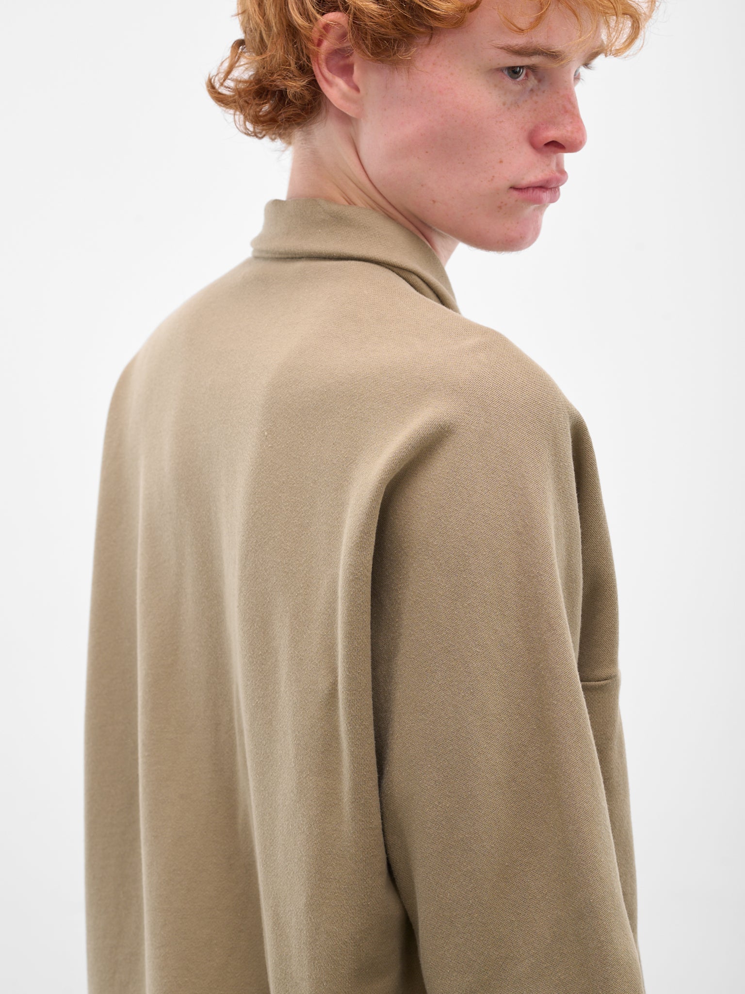 Beige One Piece 2-Pocket Shirt (H250DB-JCKM-STONE)