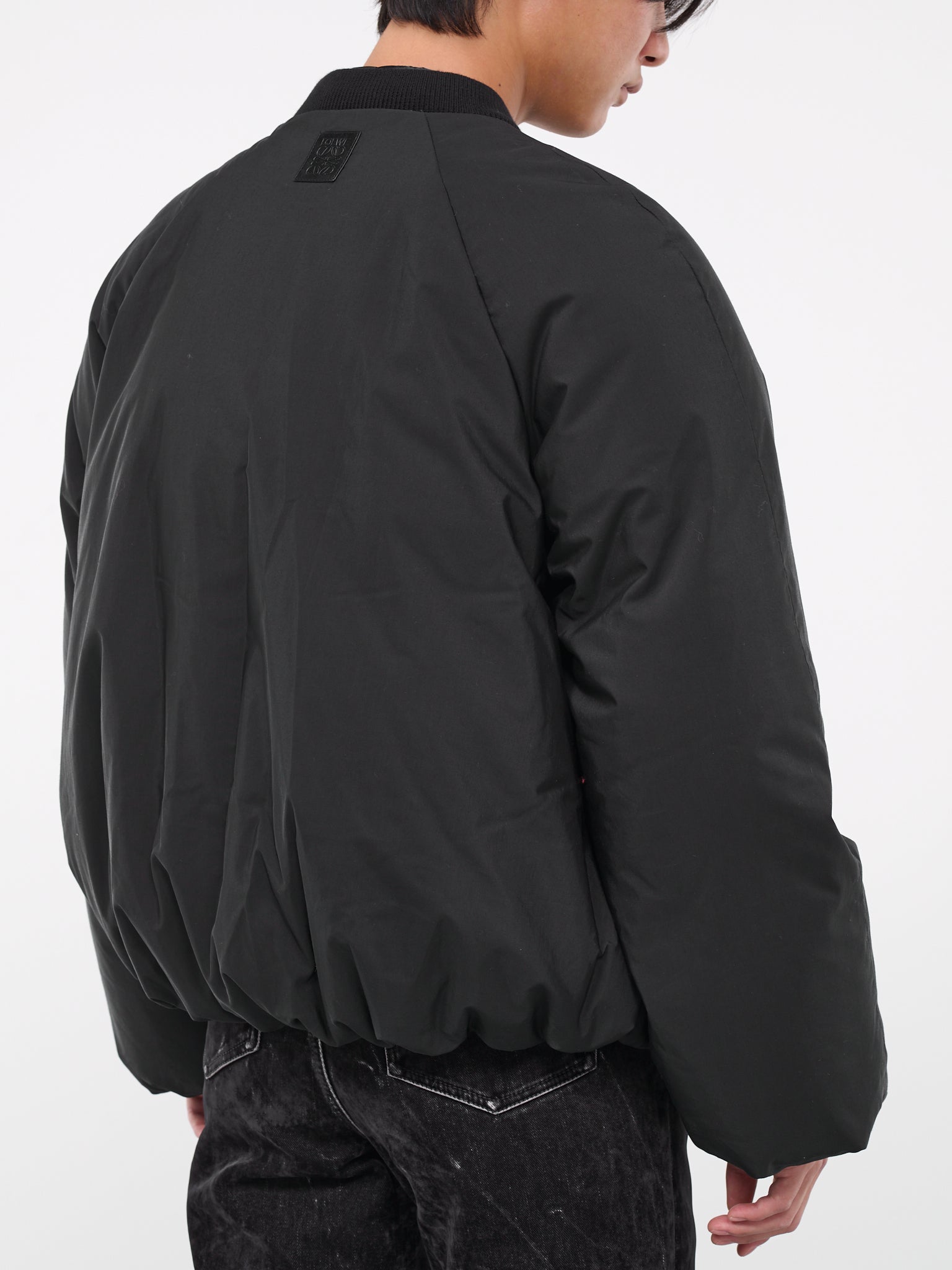 Padded Bomber Jacket (H526Y02W56-BLACK)