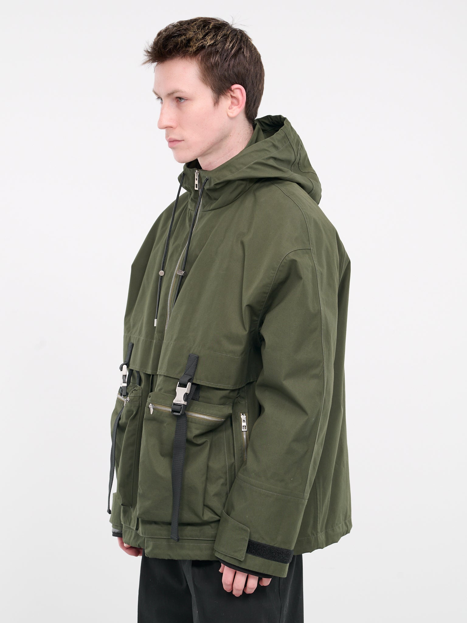 Hooded Parka (H526Y02W64-OLIVE-GREEN)