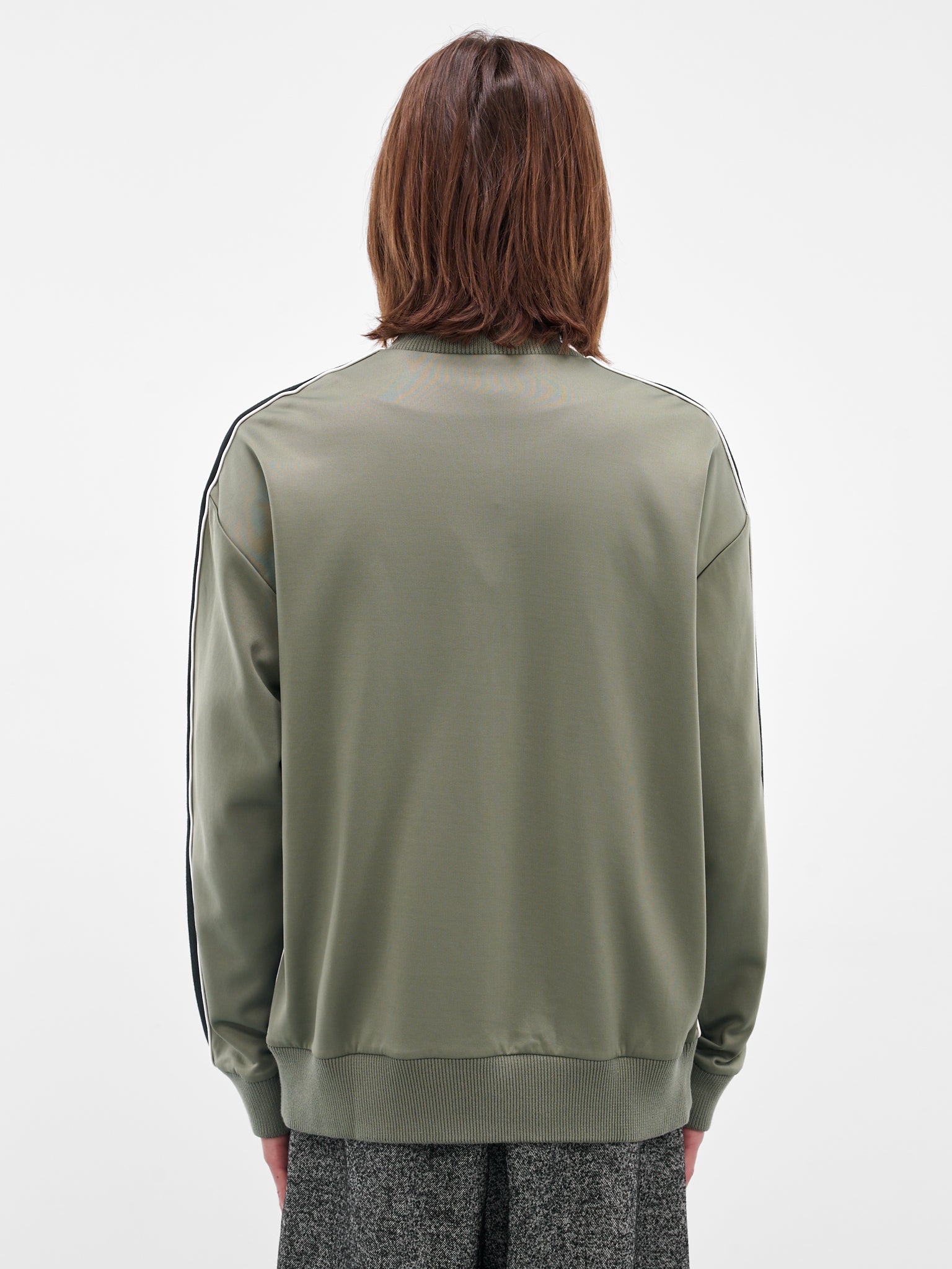 Green Technical Jersey Tracksuit Jacket (H526Y02X38-4160-KHAKI-GREEN)