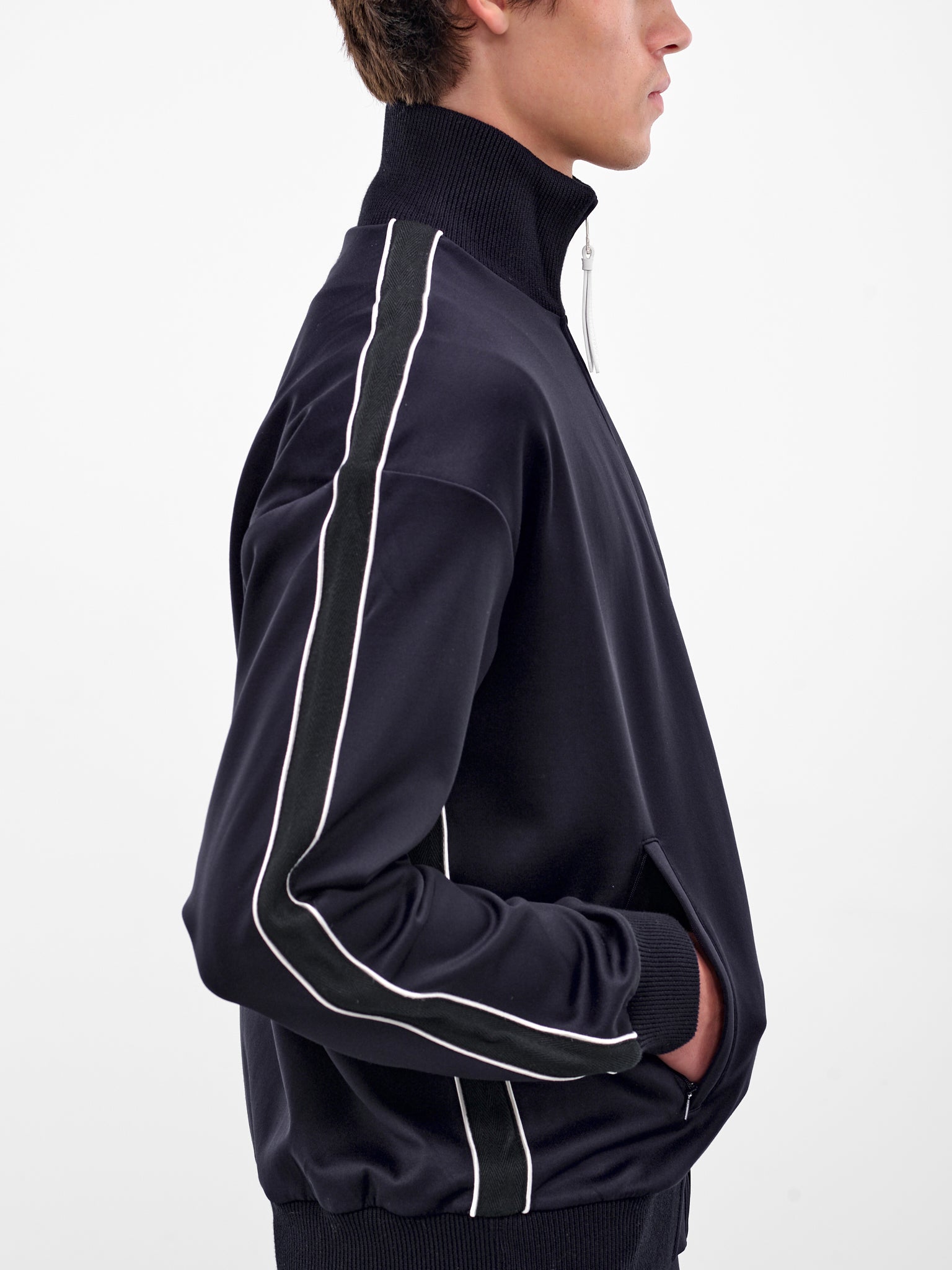 Navy Technical Jersey Tracksuit Jacket (H526Y02X38-9602-DARK-NAVY)