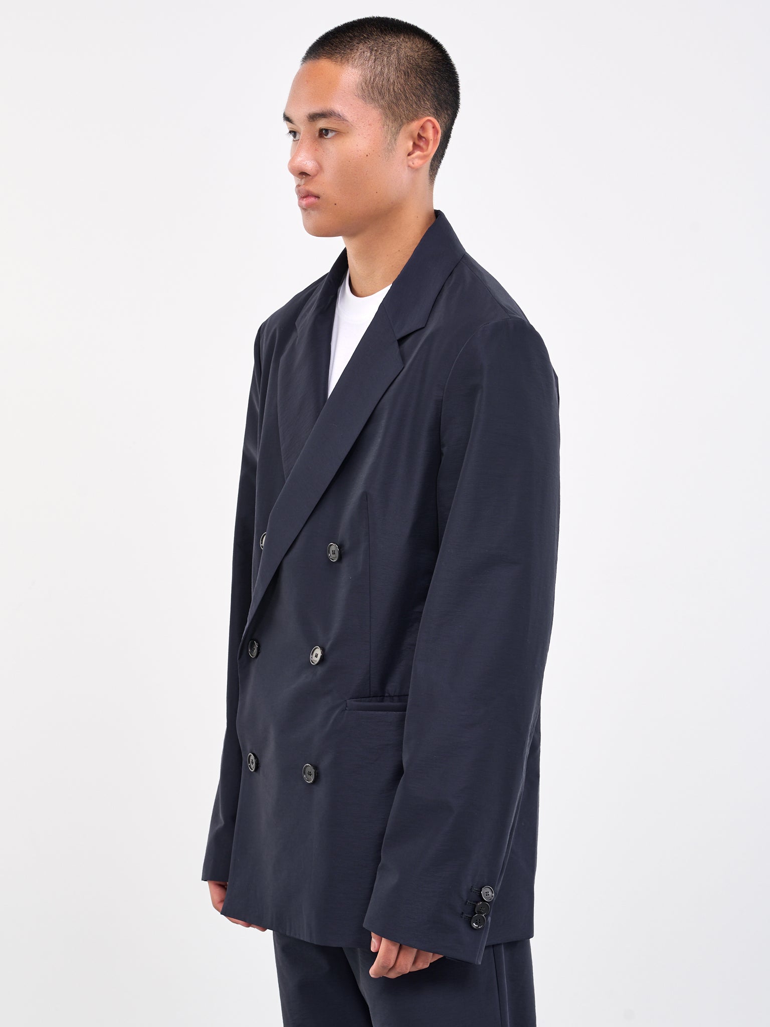 Technical Wool Suit Jacket HYW MIDNIGHT BLUE