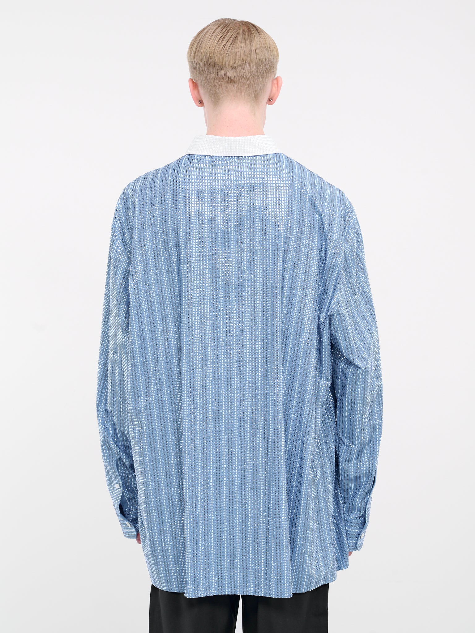 Embellished Shirt (H526Y05X60-STONE-BLUE)