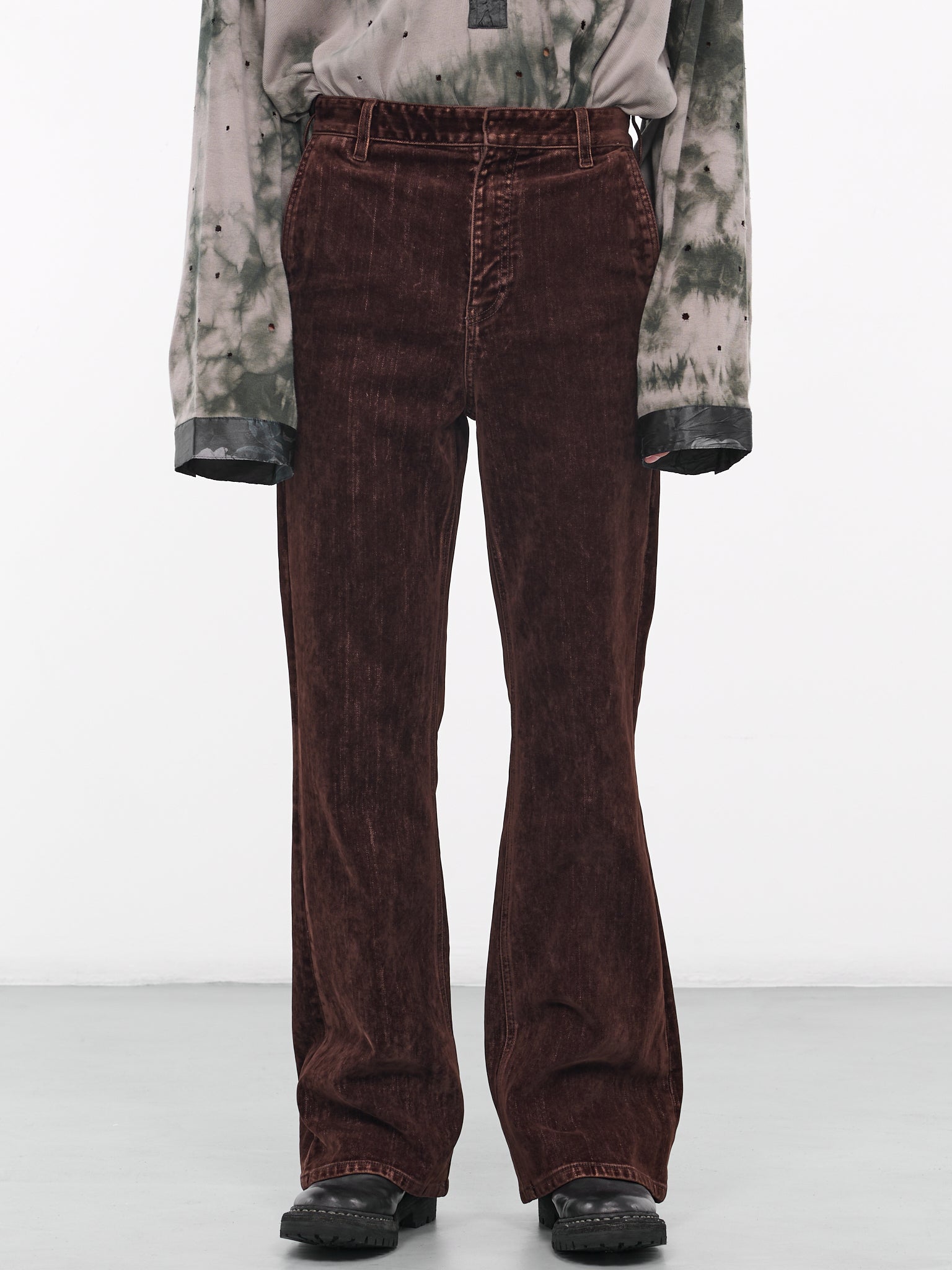 Bootleg Jeans (H526Y11W12-COFFEE-BEAN)