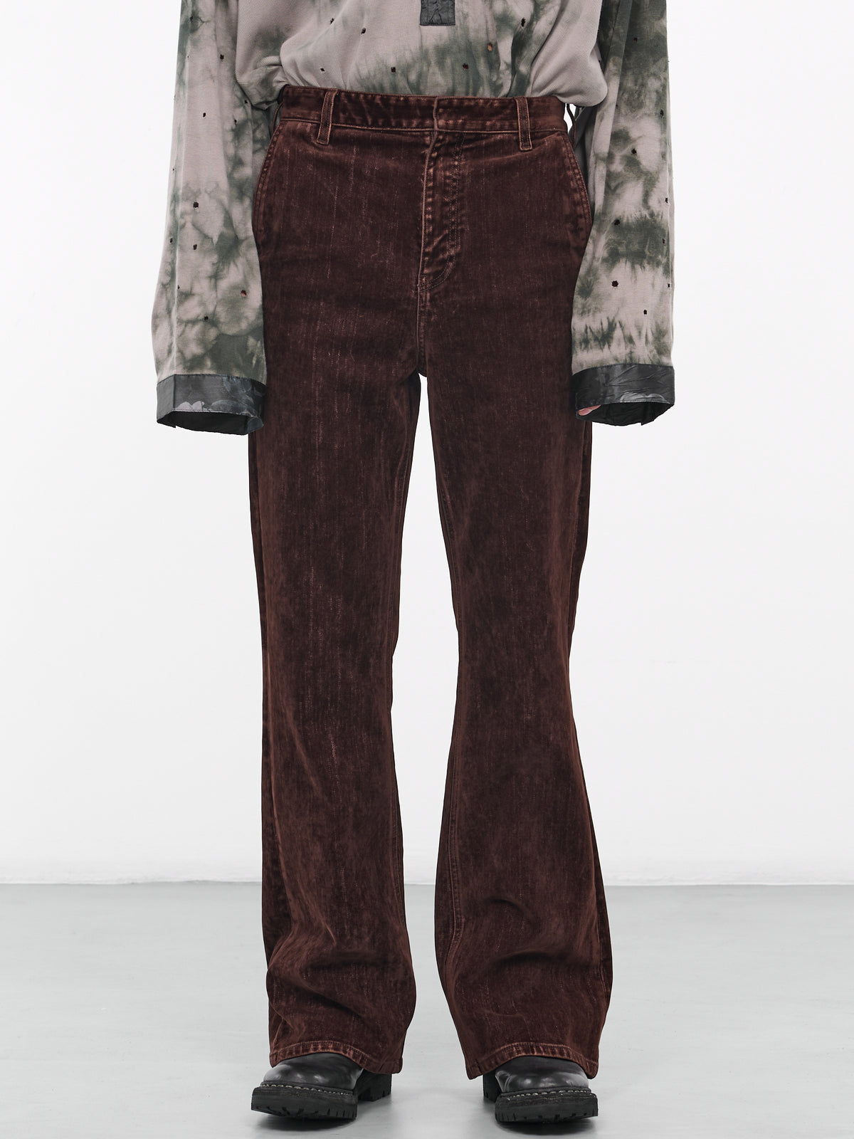 Bootleg Jeans (H526Y11W12-COFFEE-BEAN)