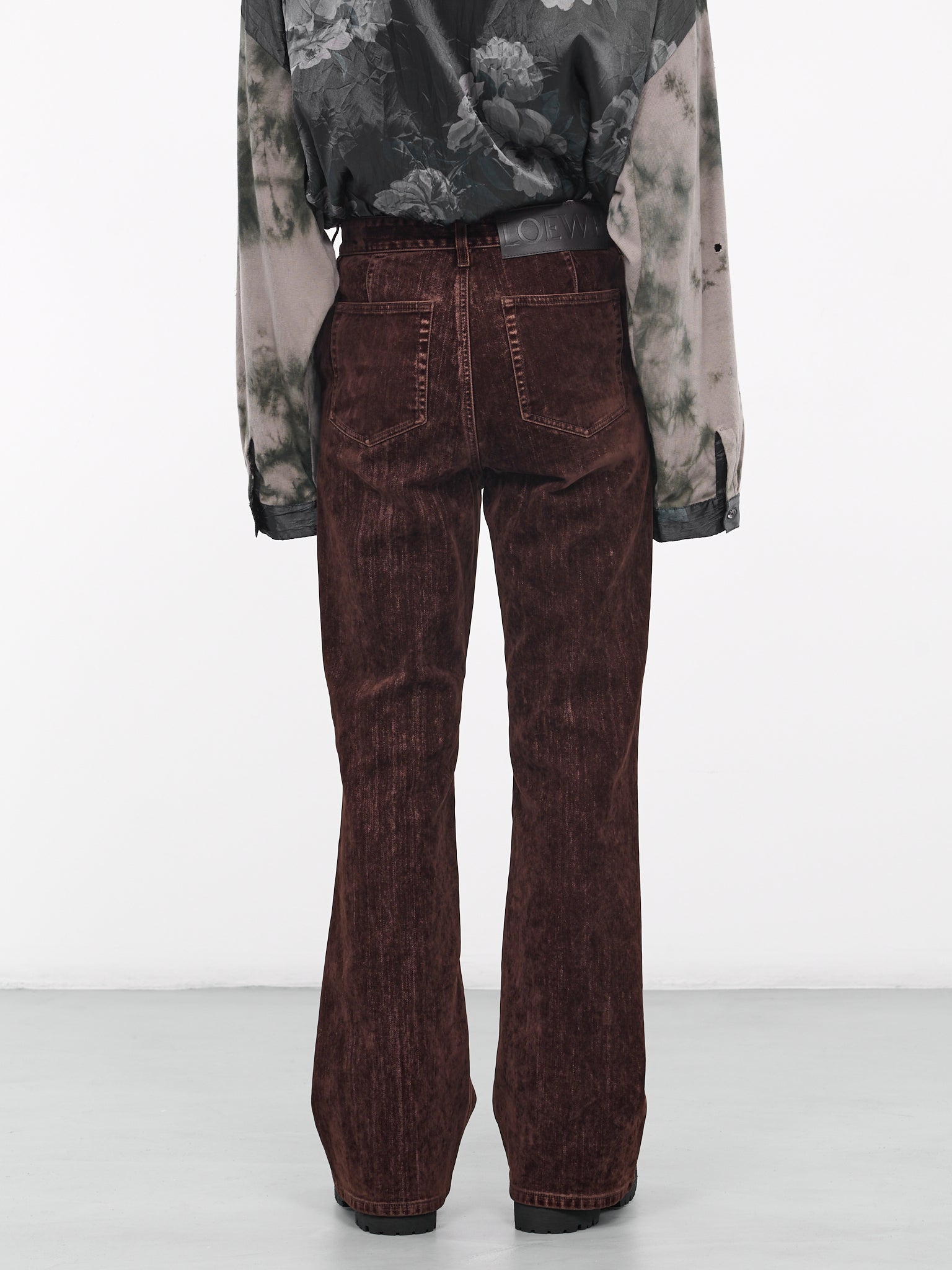 Bootleg Jeans (H526Y11W12-COFFEE-BEAN)