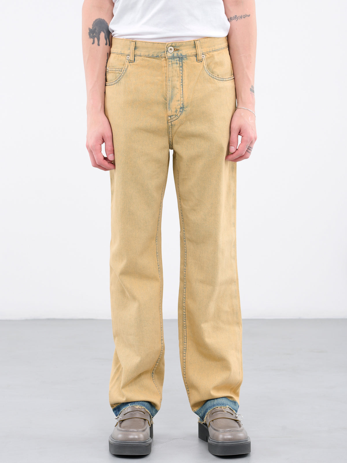 LOEWE Dyed Denim Pants | H.Lorenzo - front