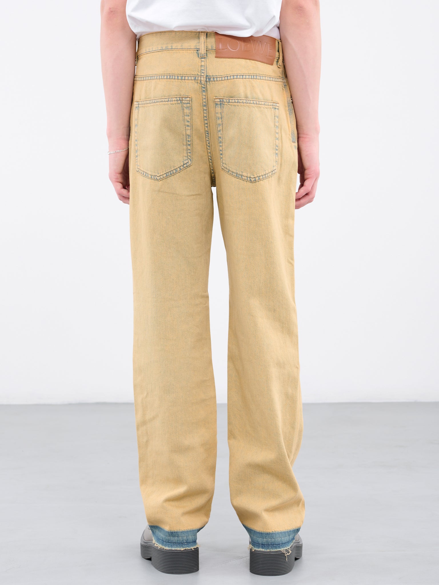 LOEWE Dyed Denim Pants | H.Lorenzo - back