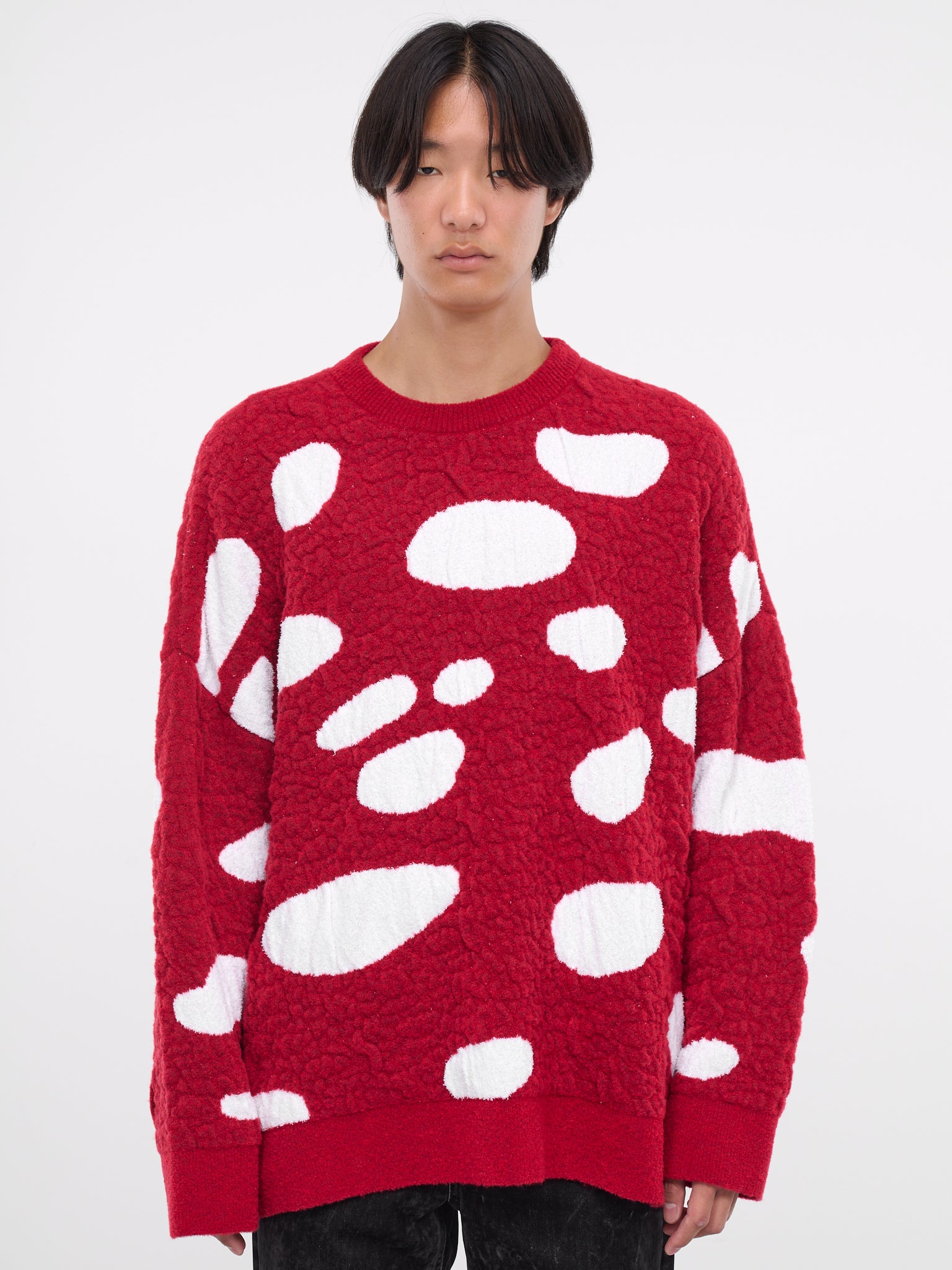 Mushroom Sweater (H526Y14KET-RED-WHITE)