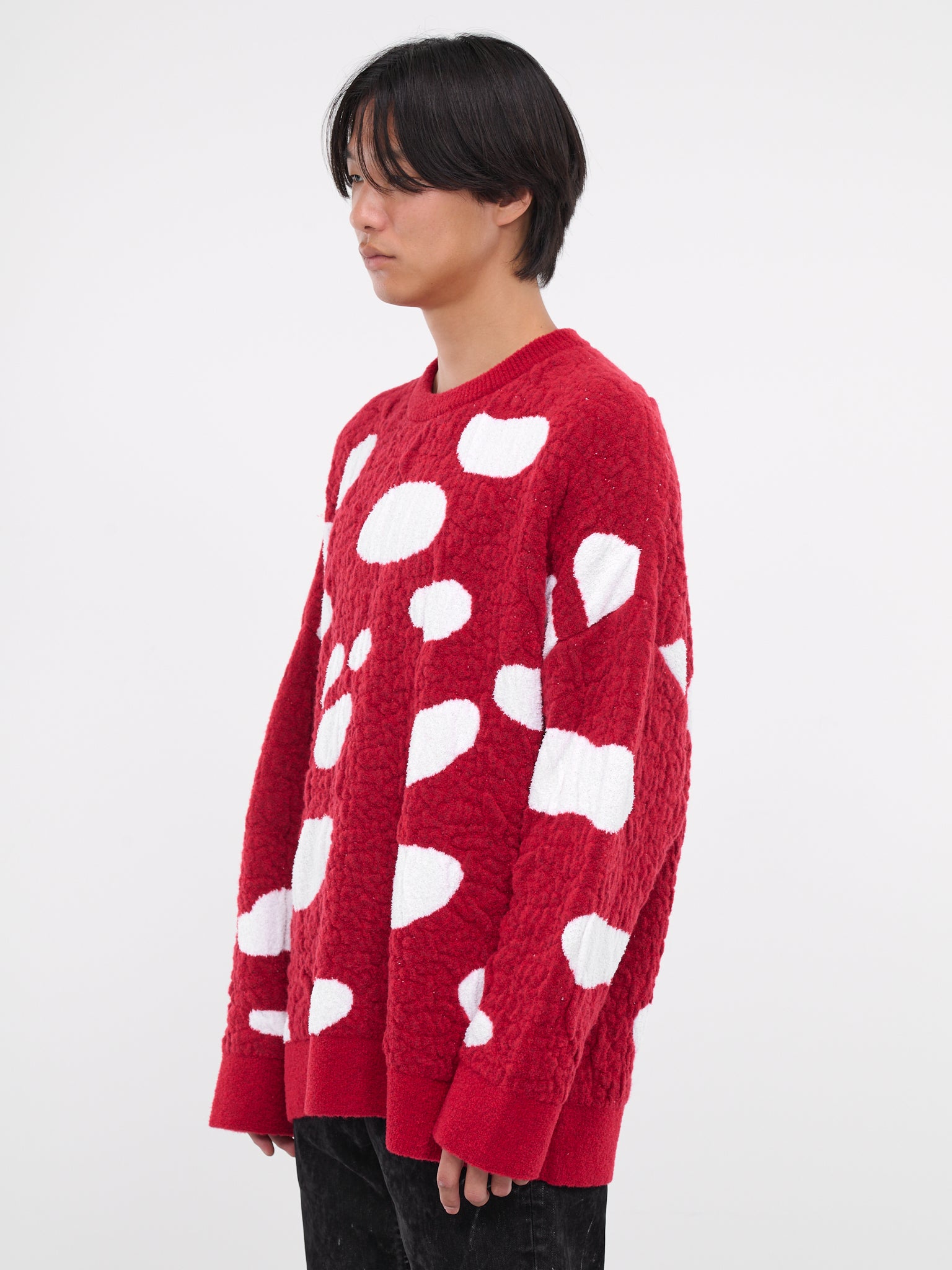 Mushroom Sweater (H526Y14KET-RED-WHITE)
