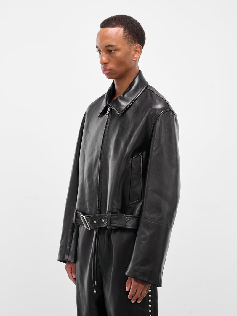 Men's New Arrivals - H.Lorenzo - leather-jackets - leather