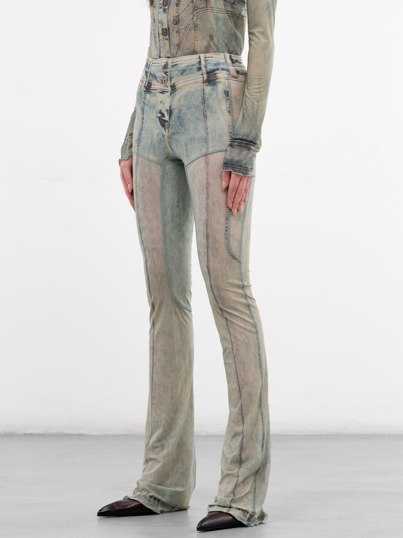Halcyon Trompe L'oeil Jeans Leggings (HALE0HA-HARLEY)
