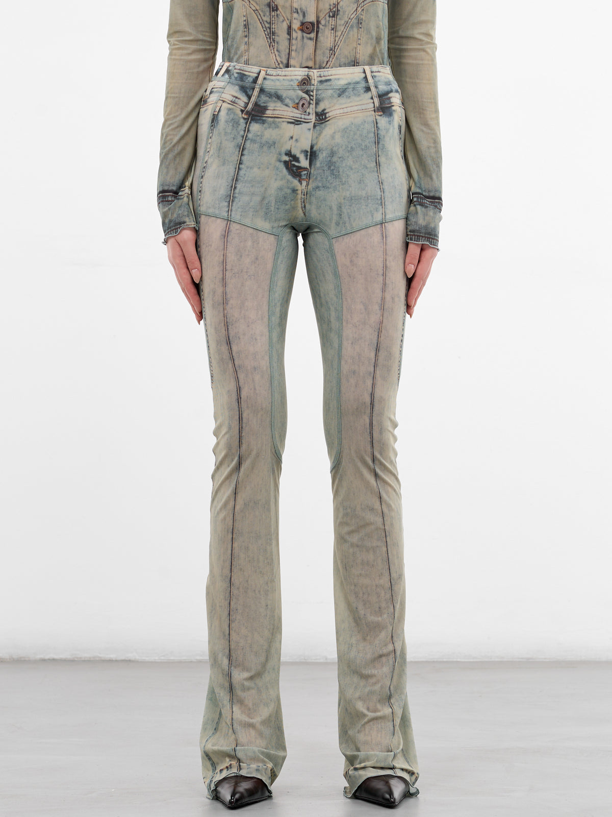 Halcyon Trompe L'oeil Jeans Leggings (HALE0HA-HARLEY)