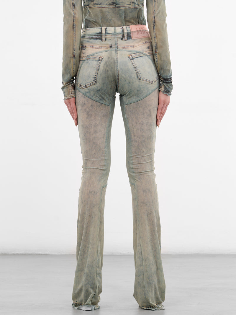 Halcyon Trompe L'oeil Jeans Leggings (HALE0HA-HARLEY)