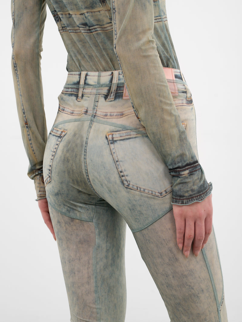 Halcyon Trompe L'oeil Jeans Leggings (HALE0HA-HARLEY)