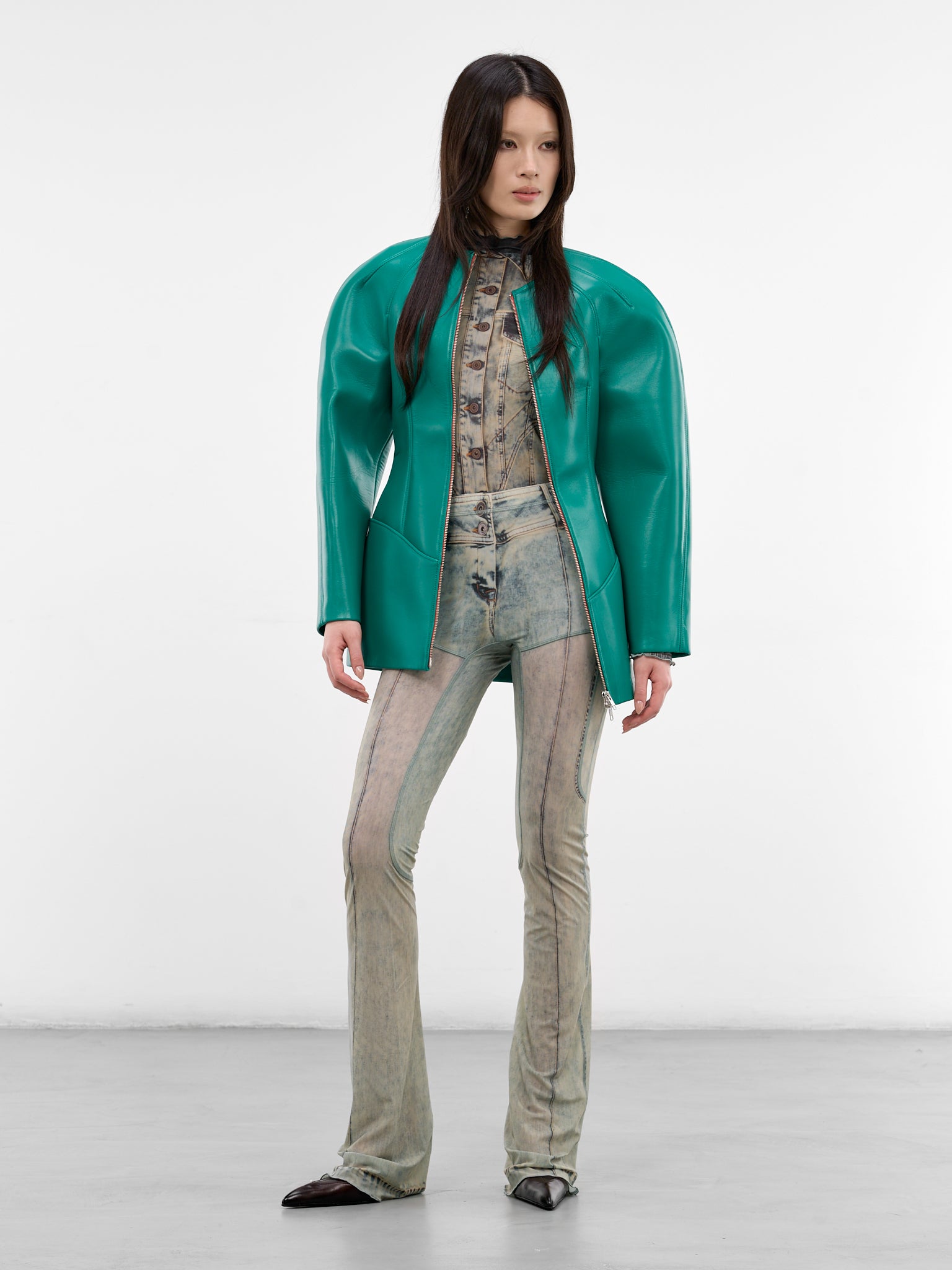 Halcyon Trompe L'oeil Jeans Leggings (HALE0HA-HARLEY)