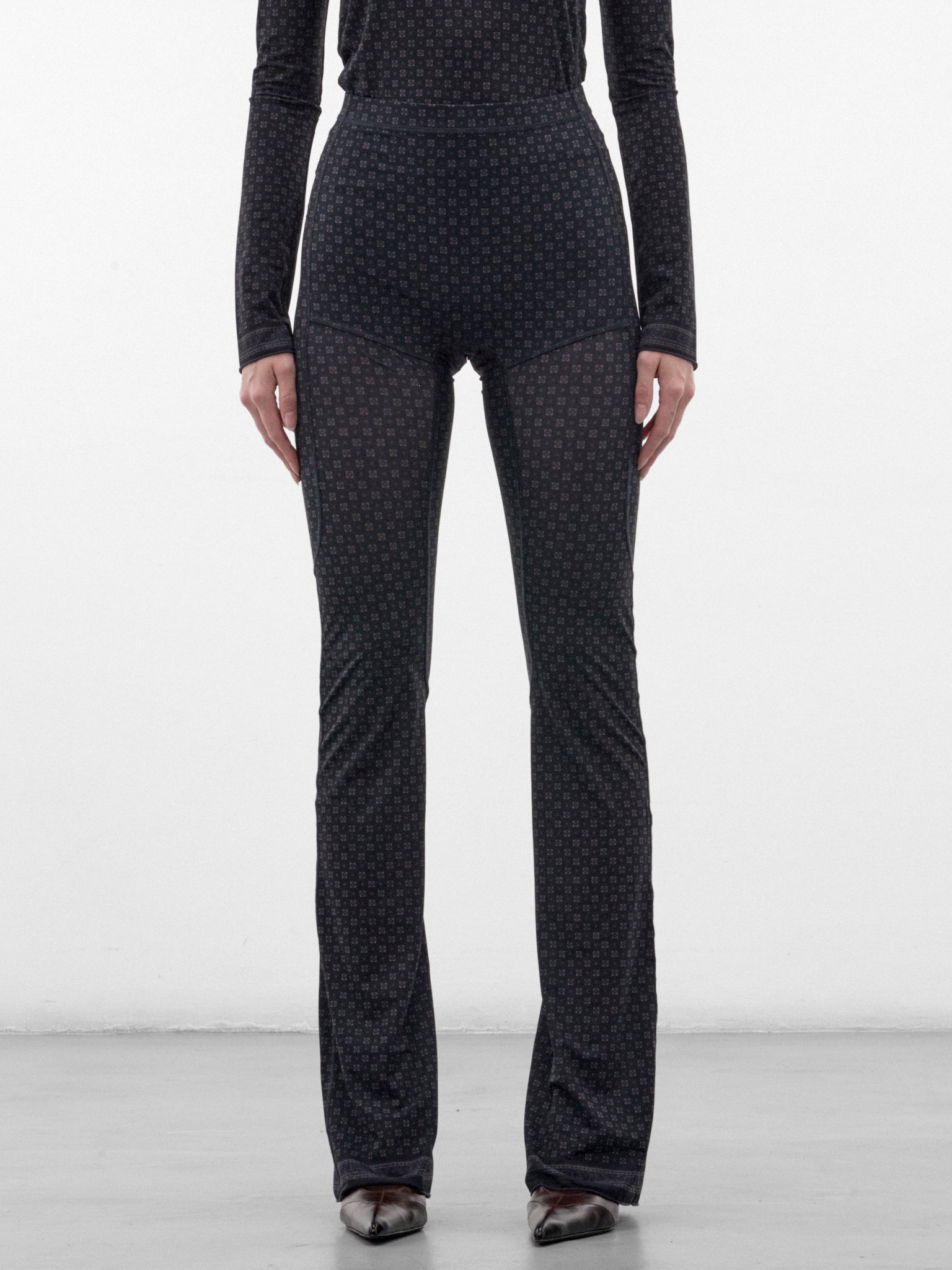 Navy Mesh Leggings (HALLE0SC-SCARF)