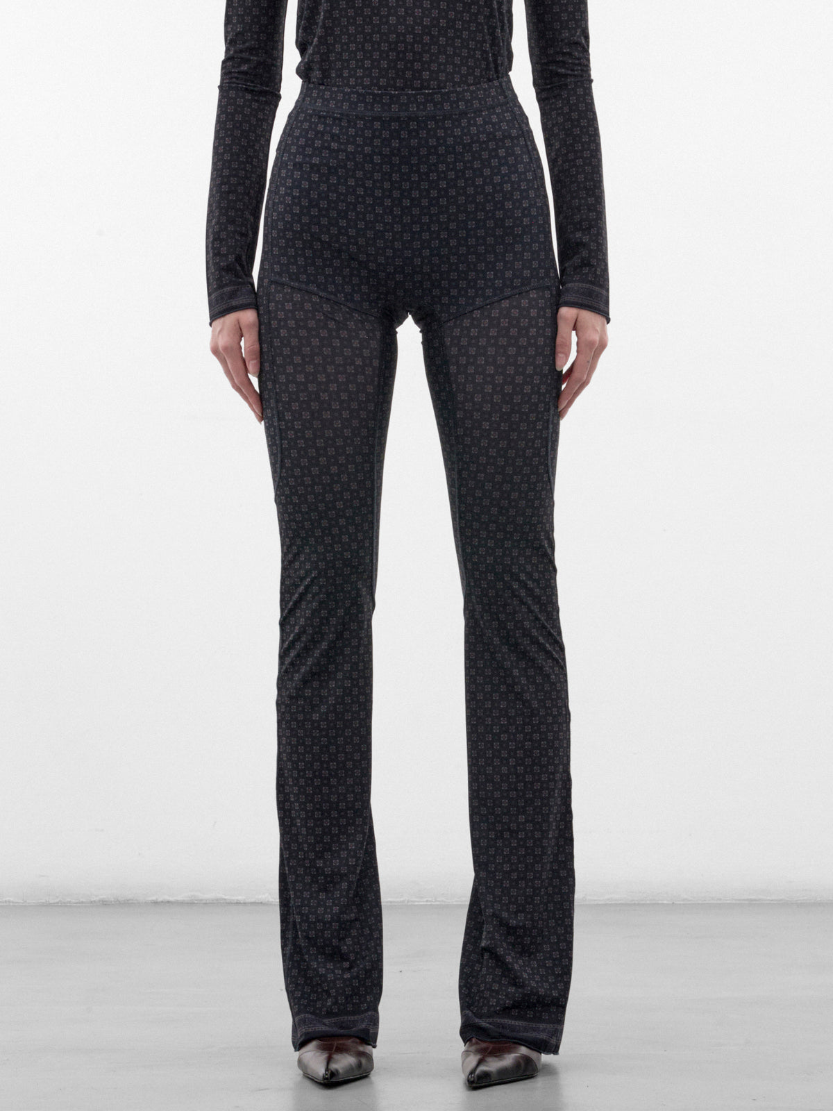 Navy Mesh Leggings (HALLE0SC-SCARF)