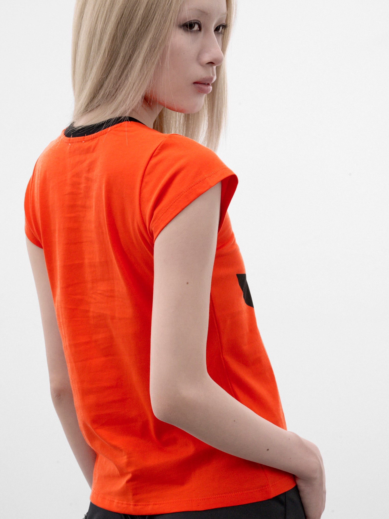 Orange Halloween Baby Tee (HALLOWEEN-BABY-TEE-ORANGE)