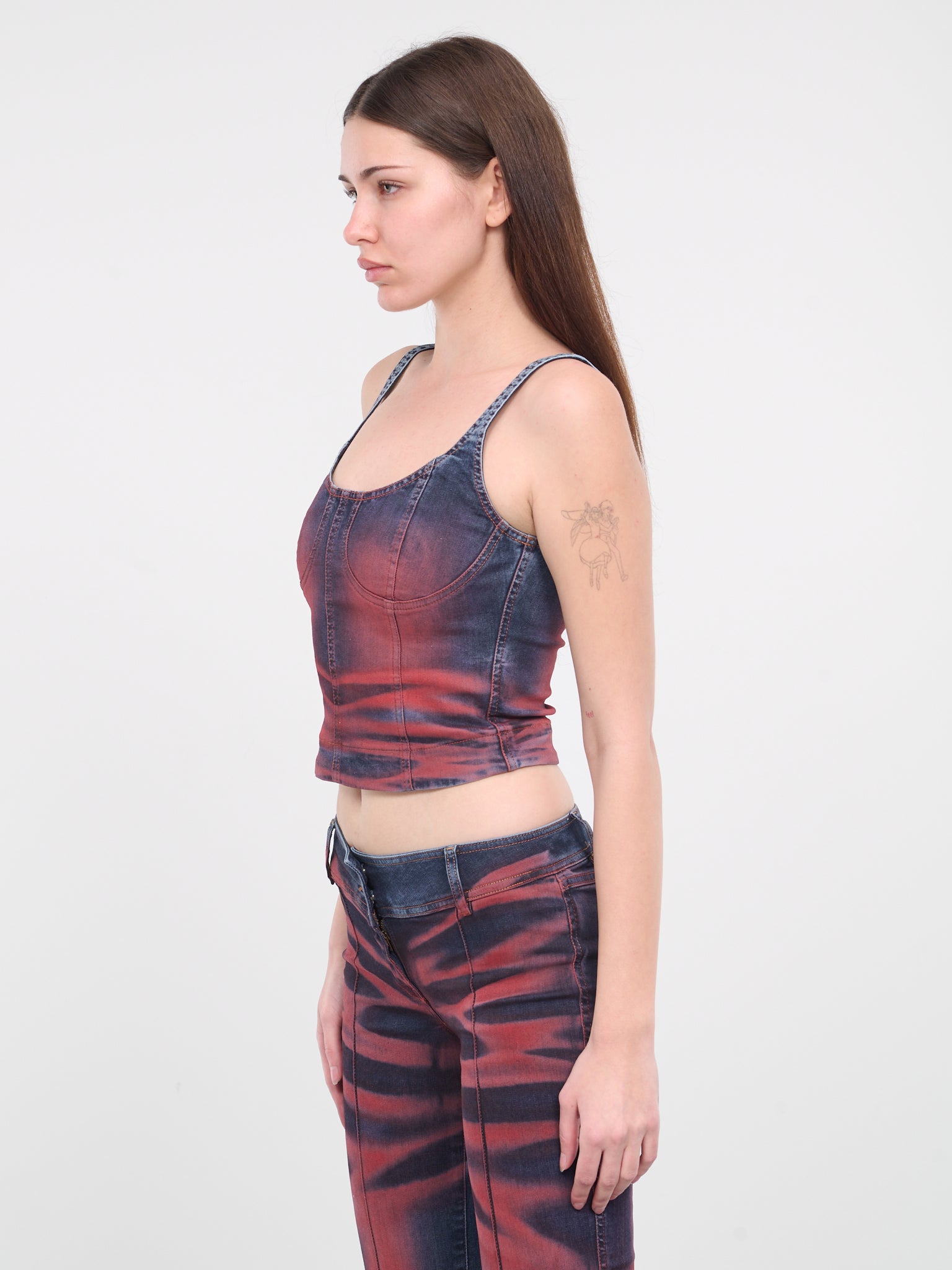 Harley Crop Top (HARLEYTOCRER-CREASE-RED)