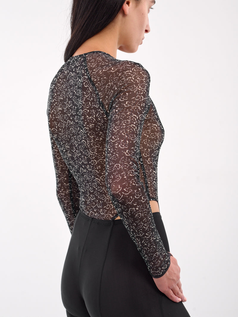 Haze Sheer Bodysuit (HAZLEO0DAISY-DAISY)