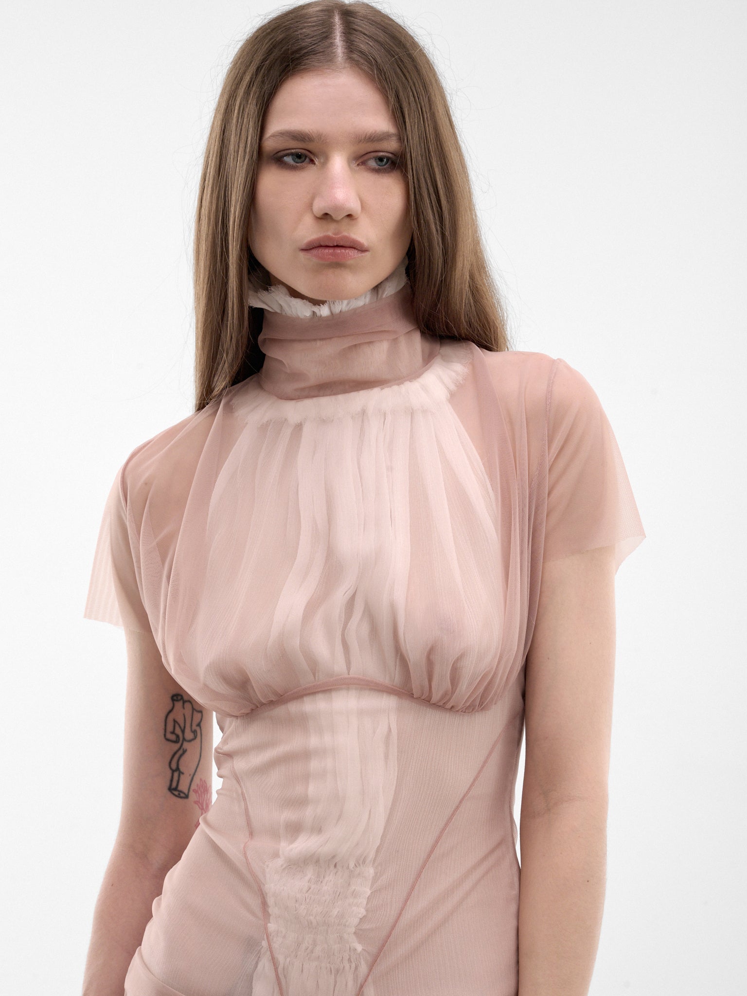 DILARA FINDIKOGLU Heart Of Stone Nude Dress | H.Lorenzo - detail 1