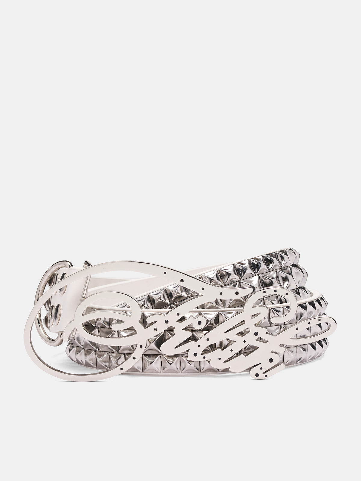Studded 'Filth' Heavy Metal Belt (HEAVY-METAL-BLEACH-ONYX)