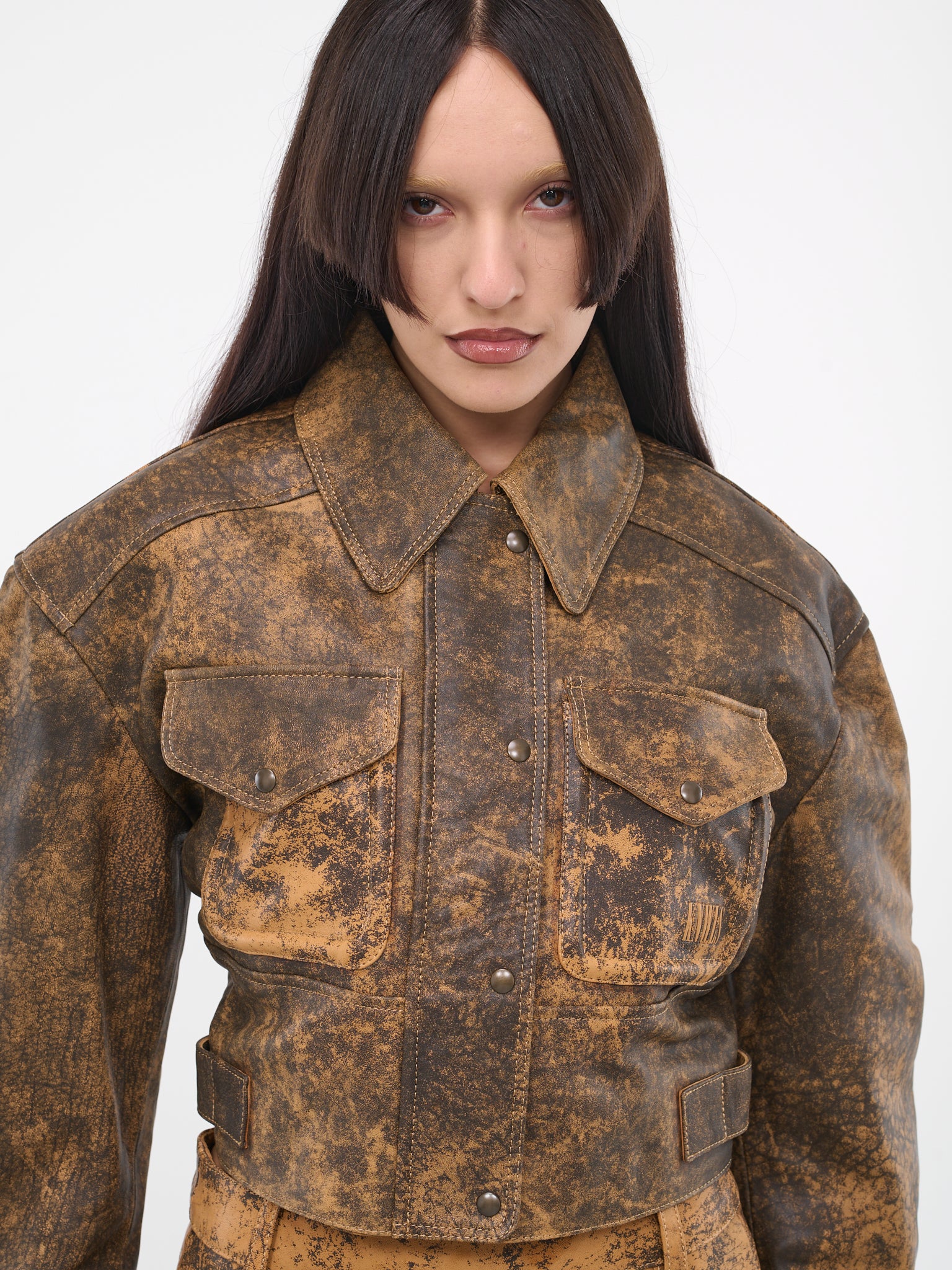 Hellz Jacket (HELLZJ0DISB-DISTRESSED-BROWN)