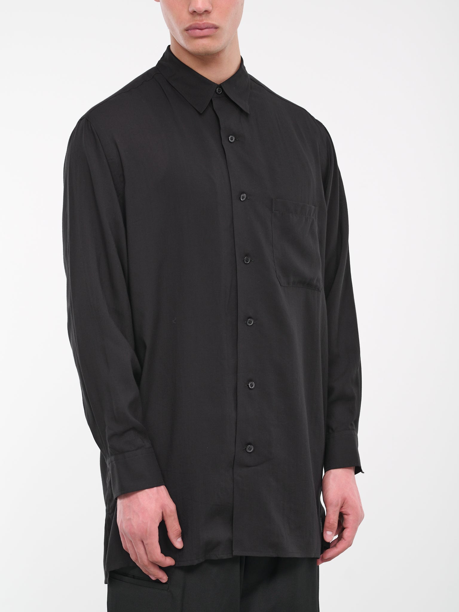 Classic Jumbo Shirt (HJ-B34-201-1-BLACK)