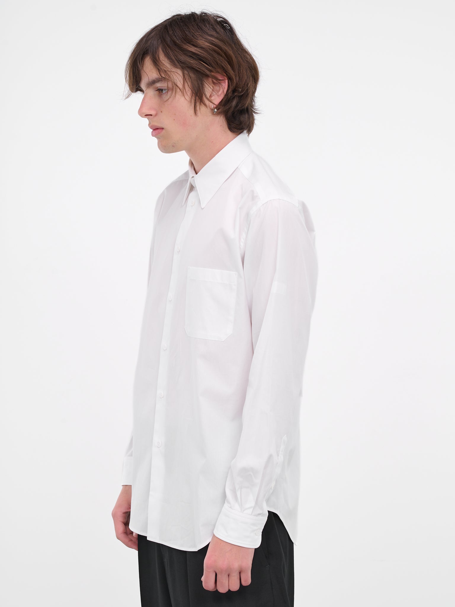 Classic Poplin Shirt (HJ-B83-050-01-WHITE)