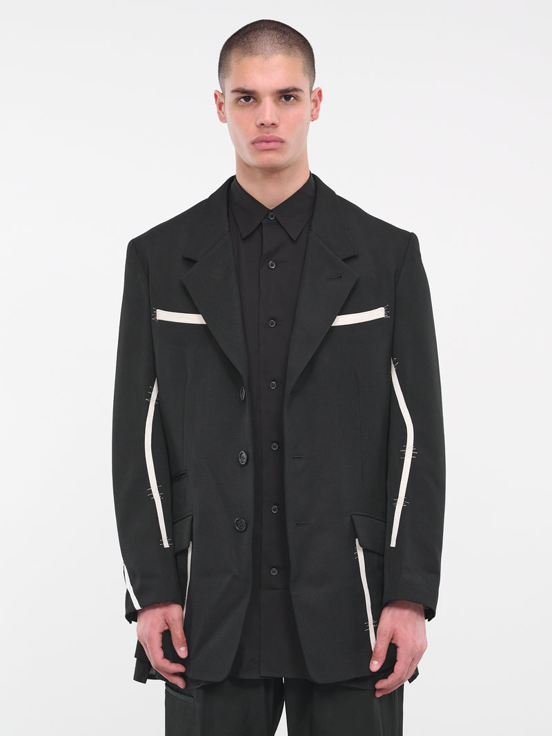 Tape Suit Jacket (HJ-J34-120-1-BLACK)
