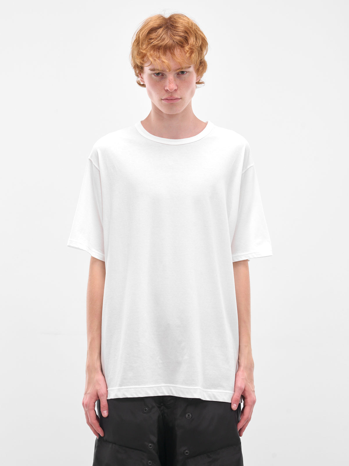 White Crewneck Tee (HL-T02-070-OFF-WHITE)