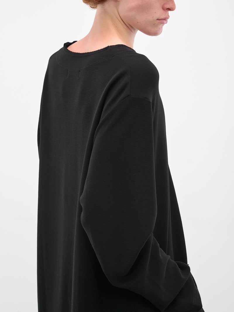 Black Pocket Long Sleeve Tee (HL-T13-075-BLACK)