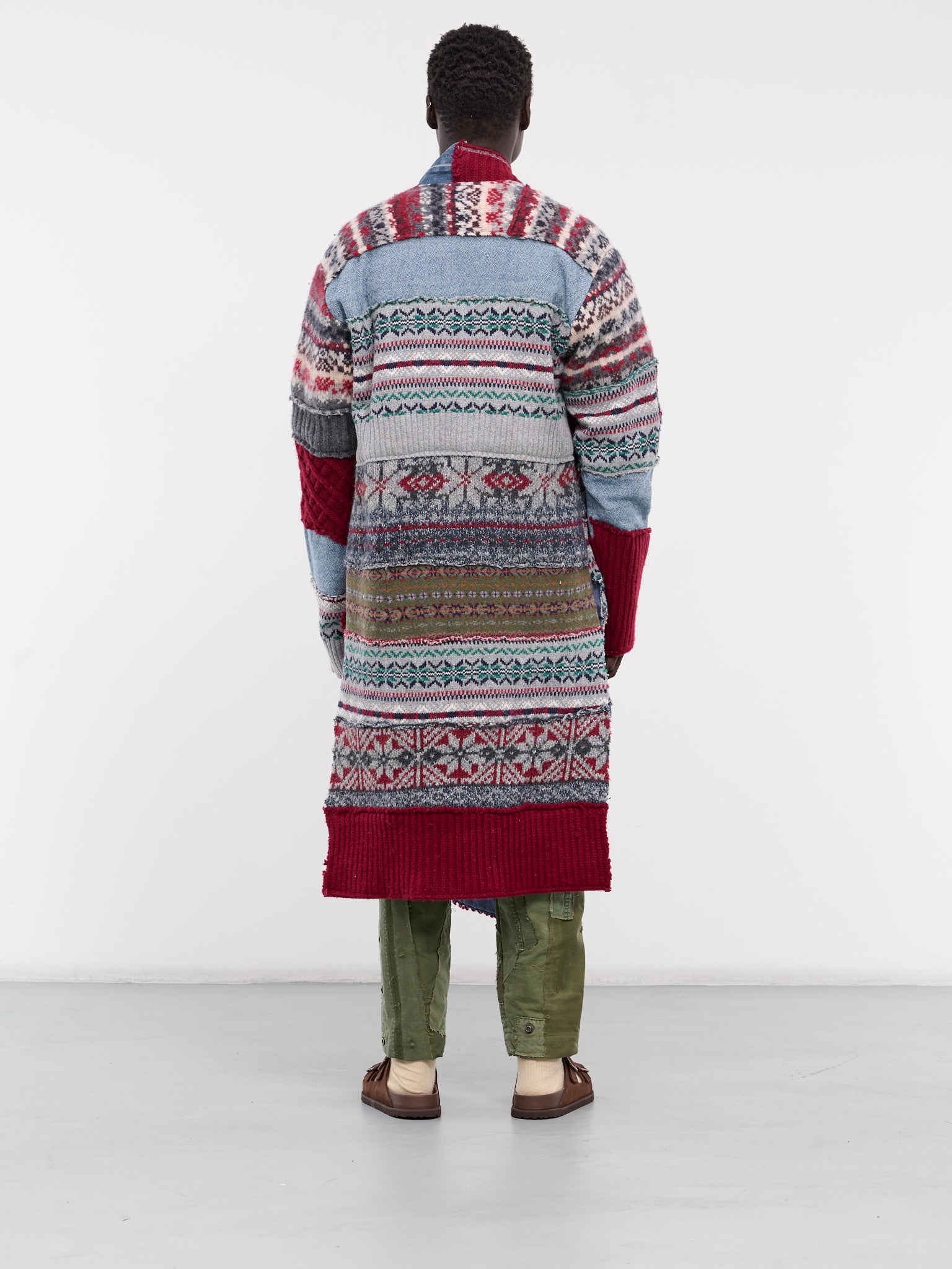 Fair Isle Patchwork Cardigan (HM004-MULTI)