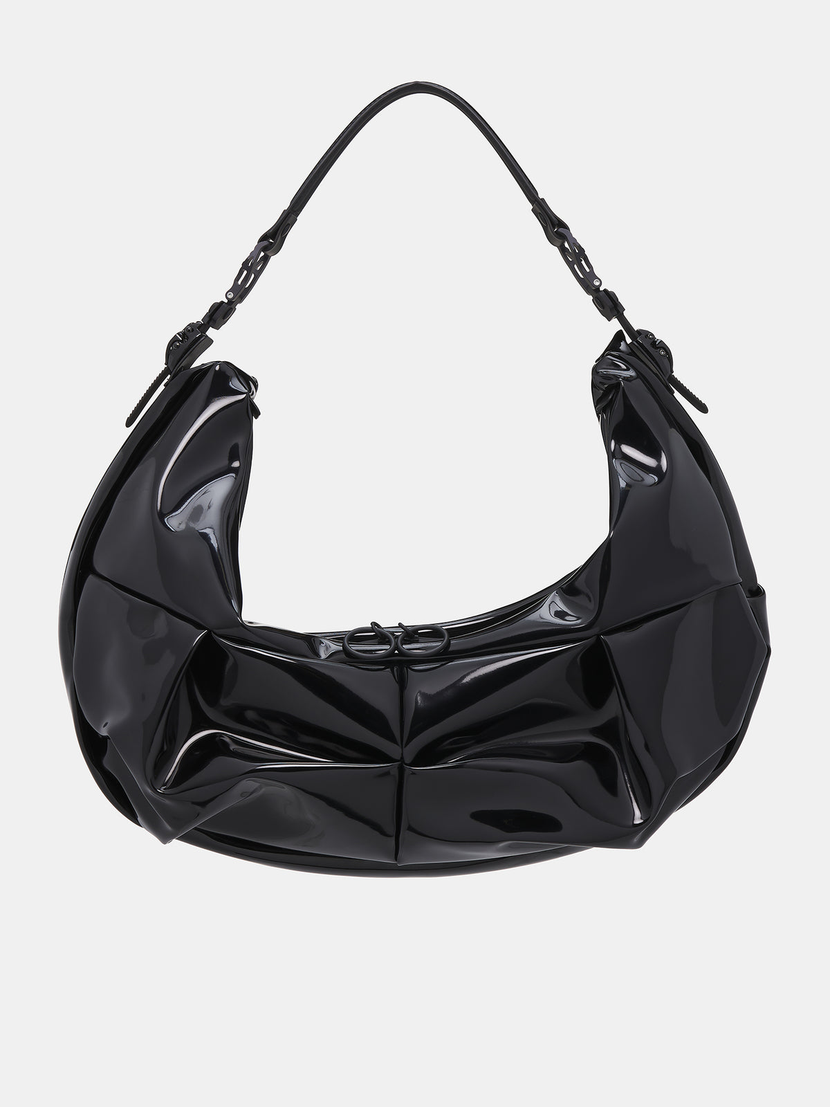 Half Moon Bag (HM03-HAL-MOON-BLACK-VINYLE)