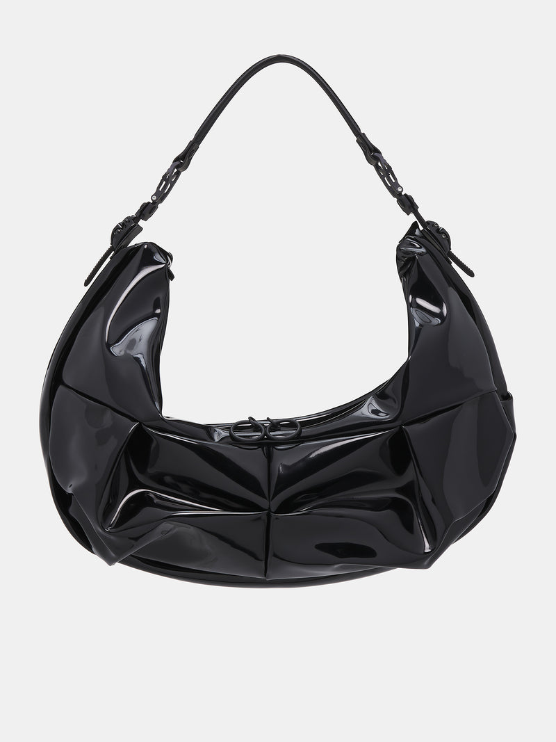Half Moon Bag (HM03-HAL-MOON-BLACK-VINYLE)