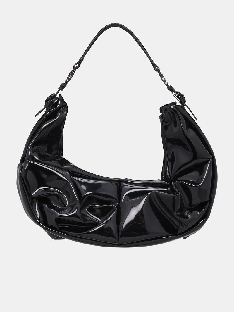 Half Moon Bag (HM03-HAL-MOON-BLACK-VINYLE)