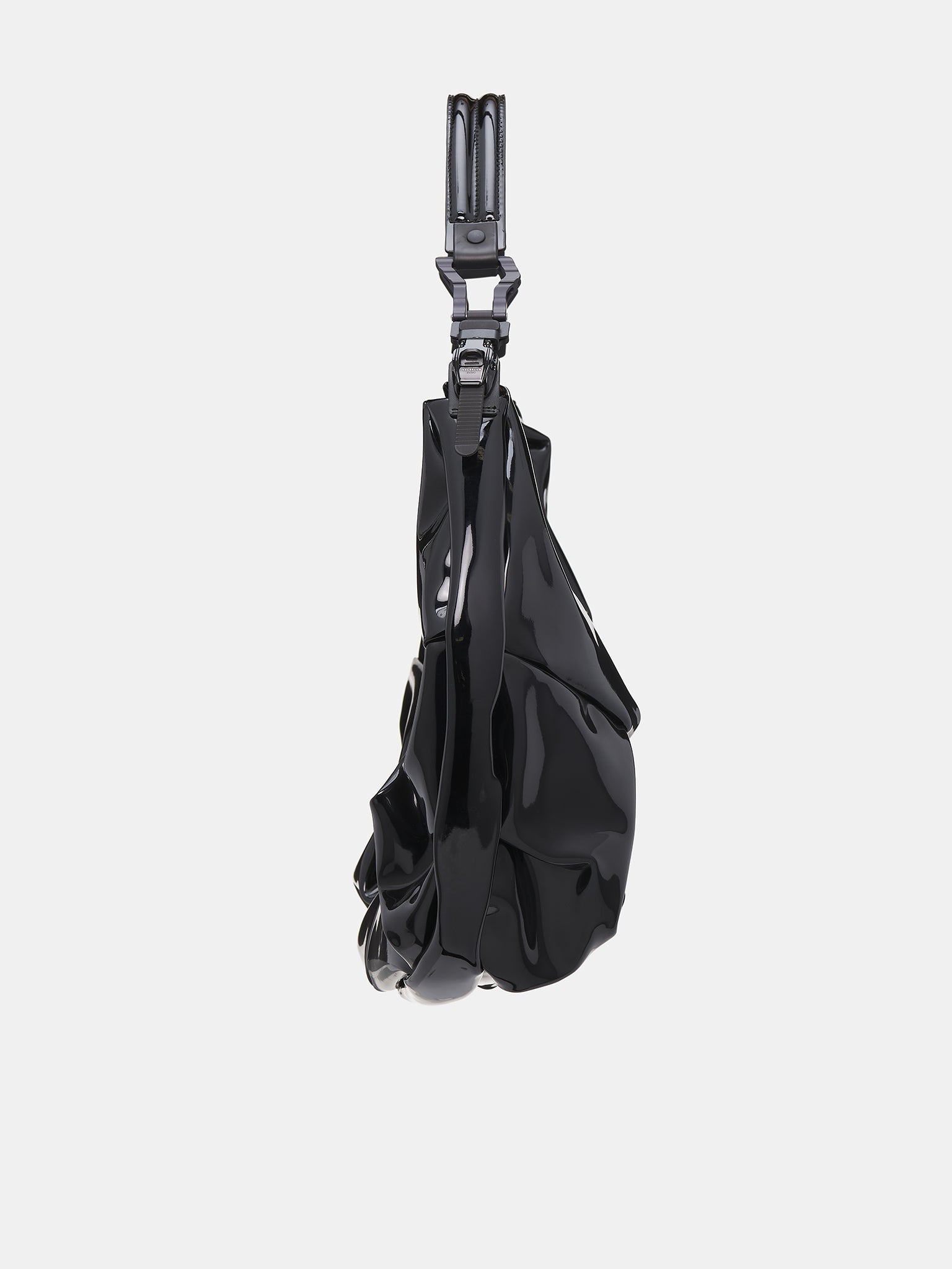 Half Moon Bag (HM03-HAL-MOON-BLACK-VINYLE)