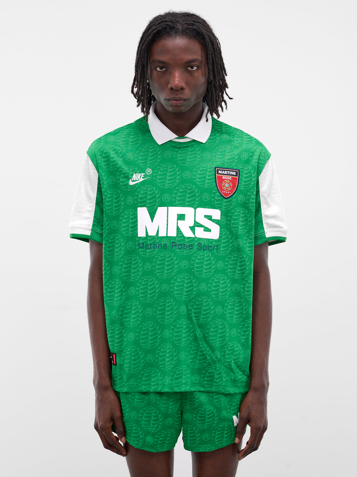 Martine Rose x Nike Green Polo (HM9020-310-LUCKY-GREEN-WHITE)