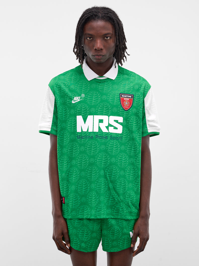Martine Rose x Nike Green Polo (HM9020-310-LUCKY-GREEN-WHITE)